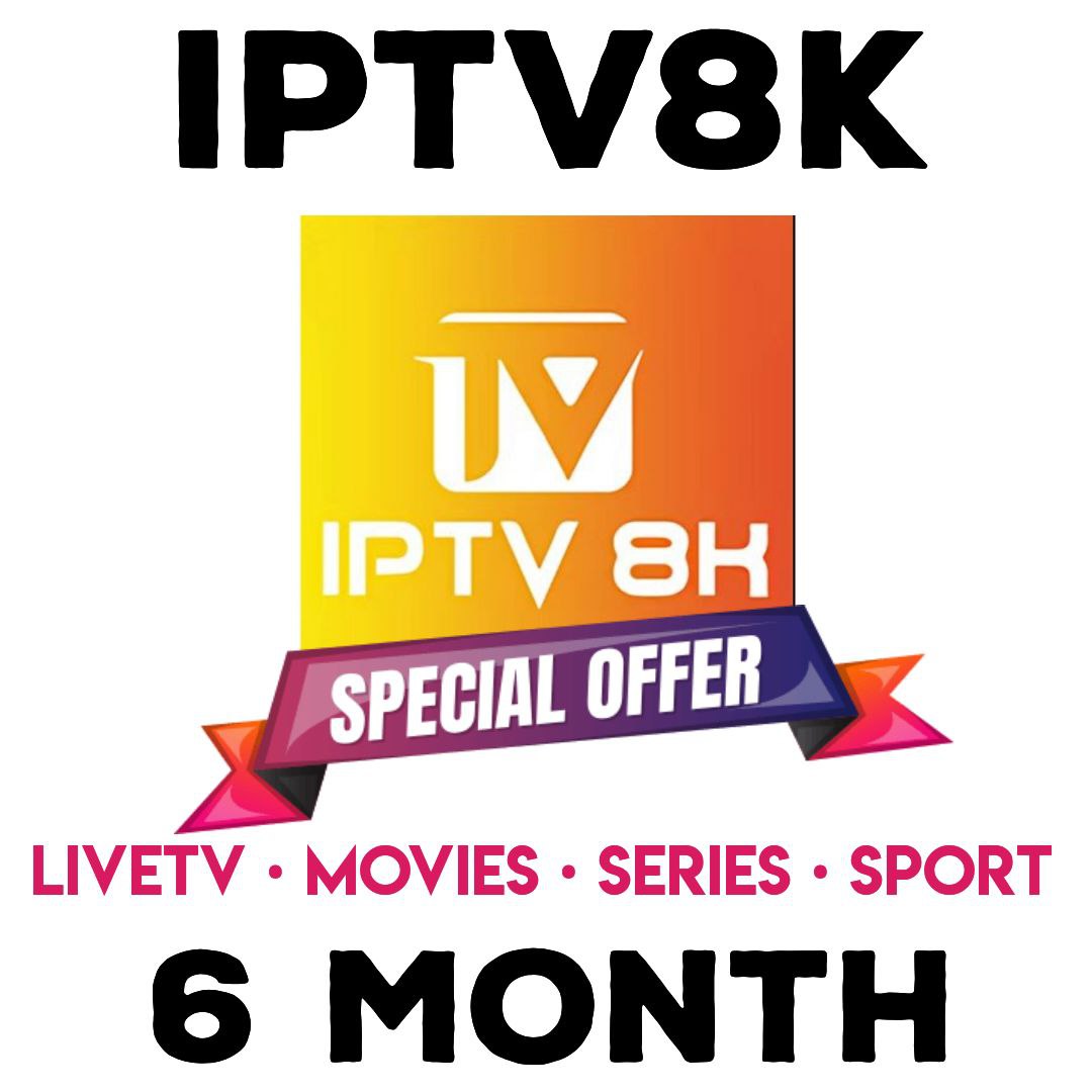 iptv8k 6 month code